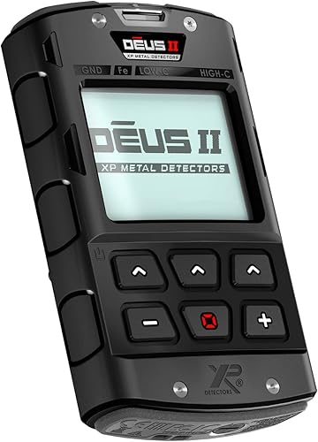 XP Metal Detectors telecomando senza fili per Deus II, resistente agli urti e impermeabile a 20 m (IP68) - per parametri interni - telecomando con display LCD retroilluminato (D2-RC) - Honorern