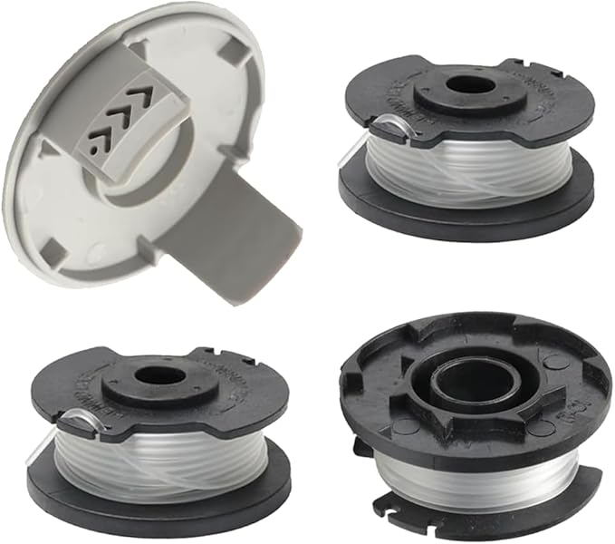 4 bobine di filo per tagliaerba Einhell bobina di ricambio per Einhell GE-CT 18/28 Li TC in nylon, lunghezza 5m, 1,6 mm - Honorern