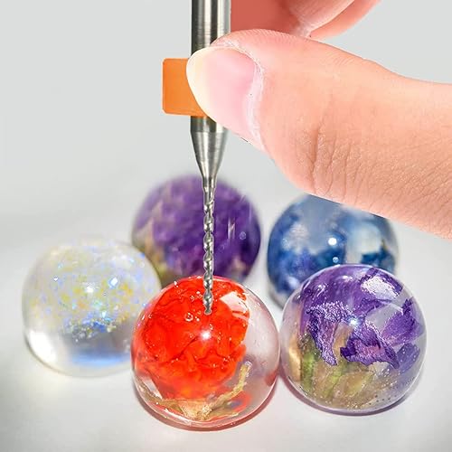 PCB Micro Punte, Mini PCB Punte da 0,1-1,0 mm, Micro Carburo di Tungsteno Micro Drill Bits Set per Circuito Stampato Pietra Incisione CNC, 10 Pezzi - Honorern