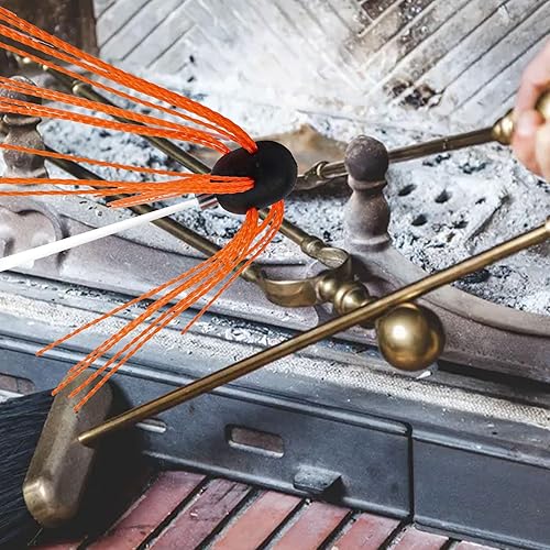 Kit di testine per spazzacamino per spazzare il camino e pulire accuratamente la canna fumaria per uso domestico - Honorern