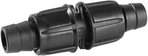 SAB Manicotto per Manichetta Gocciolante Drip Tape Ø16 per Irrigazione 10 pezzi, Ideale per Impianti da Giardino, Orto e Serre - Honorern