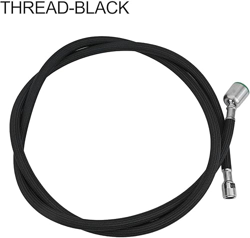 Tubo di ricambio estraibile per rubinetto della cucina, tubo flessibile spray per la casa e la cucina, tubo flessibile di ricambio per rubinetto da 1,5 m (grigio a scatto) - Honorern