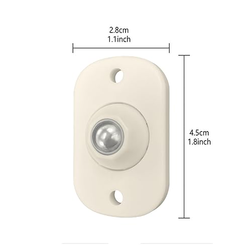 Rotazione di 360 Gradi Rotelle per Mobili, Robusto e Durevole Ruote per Mobili, Muto Rotelle Adesive, Rotelle per Spostare Mobili per Scatola Portaoggetti, Bidone Della Spazzatura (semplice, 16) - Honorern