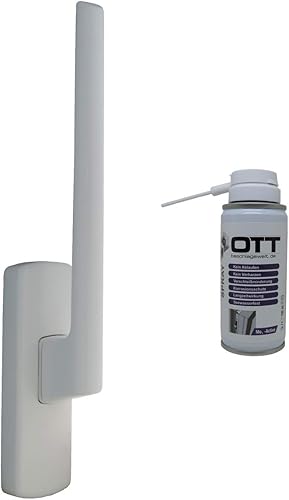 Siegenia PSK - Leva manuale 200 con ottt lag lagswelt, colore: Bianco - Honorern