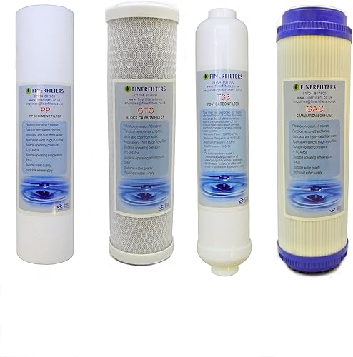 Confezione di filtri di ricambio per osmosi inversa domestica a 5 stadi - Honorern