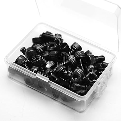 (20 Pezzi) Viti Cilindriche a Testa Cilindrica M5x35mm in Acciaio Inossidabile 304 Nero Ossido a Testa Cilindrica con Esagono Incassato Completo Filettatura - Honorern