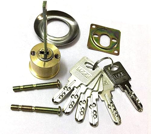 Cilindro per cerchione di ricambio, in ottone, con 6 chiavi - Honorern