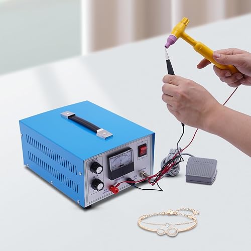 Saldatrice a punti, saldatrice a punti, saldatrice laser, mini saldatrice speciale, saldatrice a impulsi spot, saldatrice oro, argento, per gioielli, 500 W - Honorern