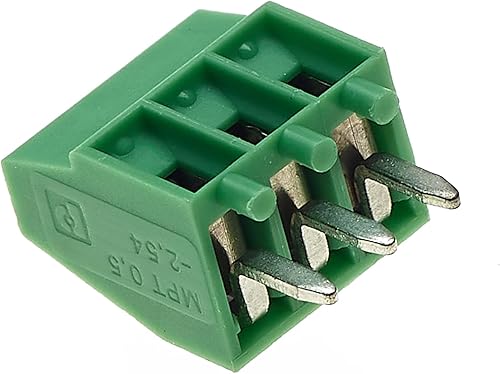 Morsetti a Vite per PCB, 2,54 mm, 4 Vie, 20-26AWG, 6A, 125V - Confezione da 5 - Connettori per Fili, Connettori Elettrici - Honorern