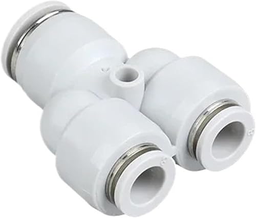 5 pezzi PYG PY Tubo flessibile pneumatico for aria compressa Tubo Raccordo rapido Connettore a forma di Y Divisore tipo a 3 vie 12MM 10MM 8MM 6MM 4MM 4 6 8(PYG8-6) - Honorern