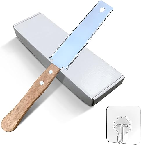 Sega a mano giapponese,Tempo Libero Fai da te Strumenti di Falegnameria Taglienti e Leggeri Lame flessibili a doppio taglio.sega giapponese per legno.sega a mano per legno. - Honorern