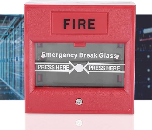 Pulsante Allarme Antincendio Per Uscita Emergenza Della Porta, Interruttore Allarme Rotto In Vetro Sicurezza Con Sblocco Della Porta Di Emergenza Per La Scatola Di Emergenza Antincendio Di - Honorern