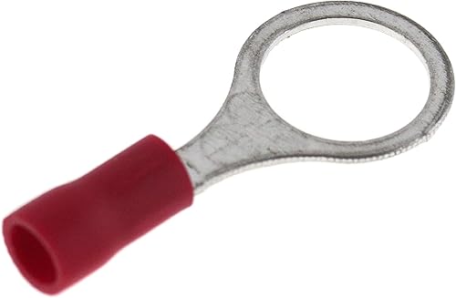 SeKi 14014 - Terminali isolati M10, 0,5-1,5 mm, 25 pezzi, colore: Rosso - Honorern
