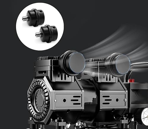 Filtro per compressore, silenziatore, 1/2', silenziatore per compressore d'aria, 20 mm, in metallo, 2 pezzi - Honorern