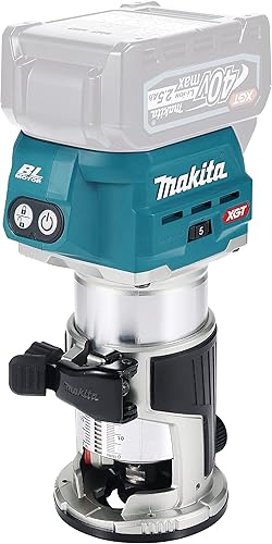 Makita RT001GZ10 - Fresa multifunzione a batteria, 40 V max. (senza batteria, senza caricatore) - Honorern