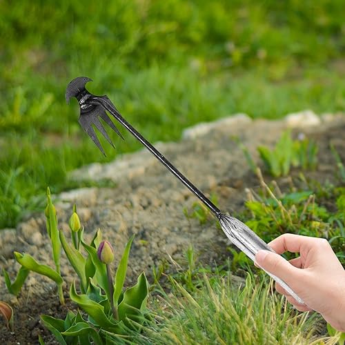 Utensile per Rimozione Erbacce da Giardino con Manico Ergonomico, 50 cm - Honorern