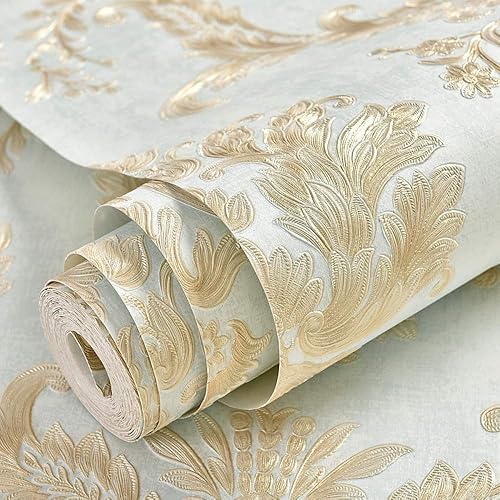 Autoadesivo europeo non tessuto carta da parati negozio camera da letto decorazione soggiorno TV sfondo muro rinnovamento adesivo fai da te Azzurro - Honorern