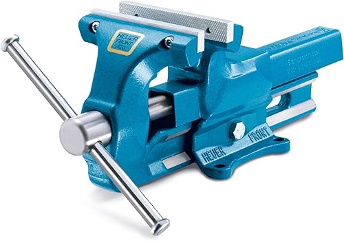 morsa da banco con ganasce reversibili e intercambiabili, scanalata e liscia, 4661836 - Honorern