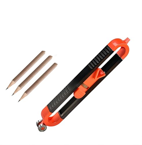 Contorno calibro profilo marcatura righello duplicatore professionale per la lavorazione del legno per segnare angoli di copia laminata - nero - Honorern