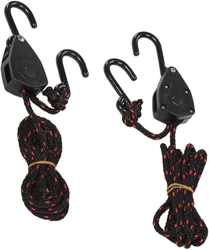 2 PCS/Set Pulley Ratchet Kayak Bow e posteriore in nylon per corda, cinghia resistente - Honorern