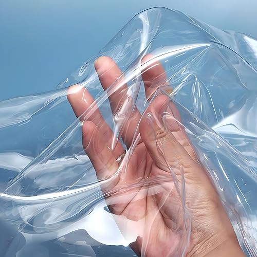 Telo Trasparente Occhiellato, 1×1 m Telo Impermeabile Esterno impermeabile per uso, portici allaperto, balconi, vivai contro la pioggia - Honorern