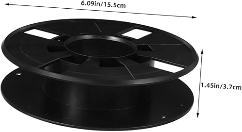 2 Pezzi Retrattile Bobina Bobina Ruota Prolunga Organizzatore Di Stoccaggio Montaggio A Parete Prolunga Cavo Prolunga Filo Appeso Bobina Cavo Bobina Supporto Nero - Honorern