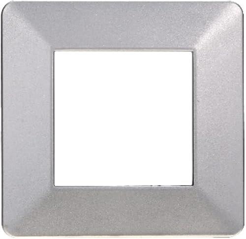 10 Placche, 3 moduli/posti, Compatibile Con Vimar Plana, colore bianco bianca, Placche In plastica di alta qualità, 100% compatibile con i supporti e i moduli originali - Honorern
