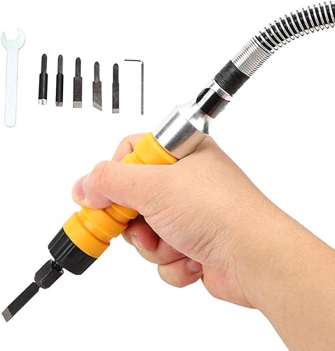 Scalpello elettrico per intagliare il legno, set di utensili per carpenteria con scalpello per intaglio del legno, strumento per la lavorazione del legno con chiave esagonale - Honorern