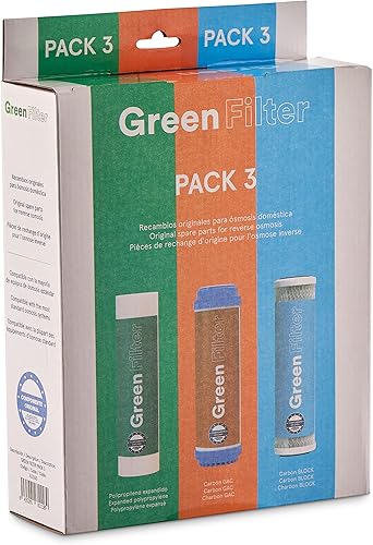 Trattamenti del acqua VDF m110305 – Ricambio 3 Filtro Green Filter – 763300 - Honorern
