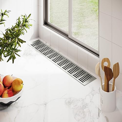 Griglia di areazione in alluminio, 100 mm x 1000 mm, in diversi colori - Honorern