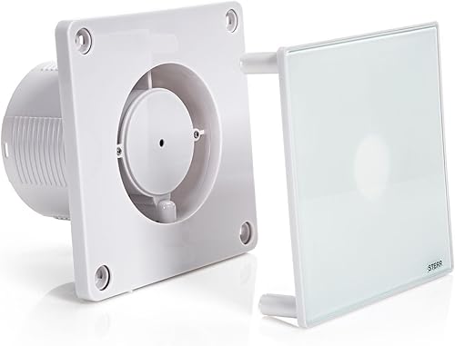 Estrattore d'aria bianco 100 mm - silenzioso - Ventilazione Bagno - Honorern