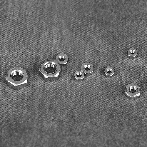 Dado in Acciaio Inossidabile, 140 Pezzi Dado Esagonale in Acciaio Inossidabile 304 M1 M1.2 M1.4 M1.6 M2 M2.5 M3 Dadi Esagonali - Honorern