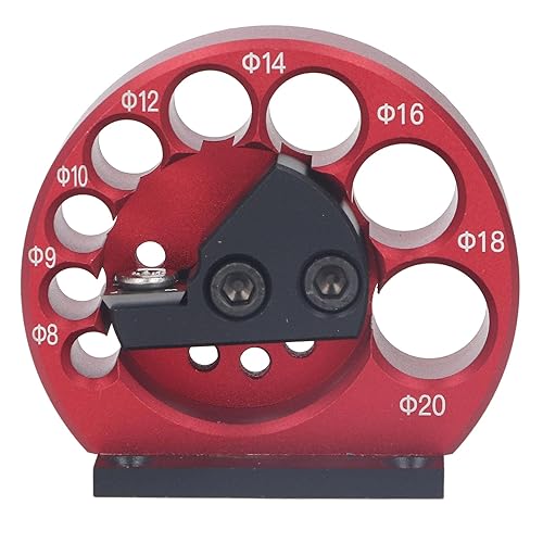 Macchina per Tasselli Tondi, Diametro 8-20 Mm con Lama in Carburo Cementato, Corpo in Lega di Alluminio, Strumento per la Lavorazione del Legno per Giunzioni di Precisione, Facile - Honorern