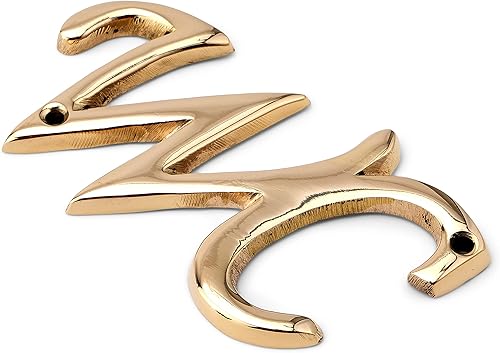 cartello porta WC in ottone oro 9,5x5cm segni di decorazione 11757 - Honorern