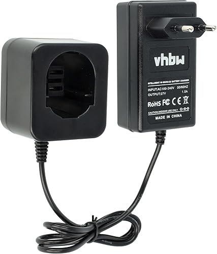 Caricabatteria vhbw 220V compatibile con utensile Black & Decker CD431K2, FS632, GTC390, GTC410, HP331, HP431, KC12, KC1251, KC1251C, KC1251CN - Honorern