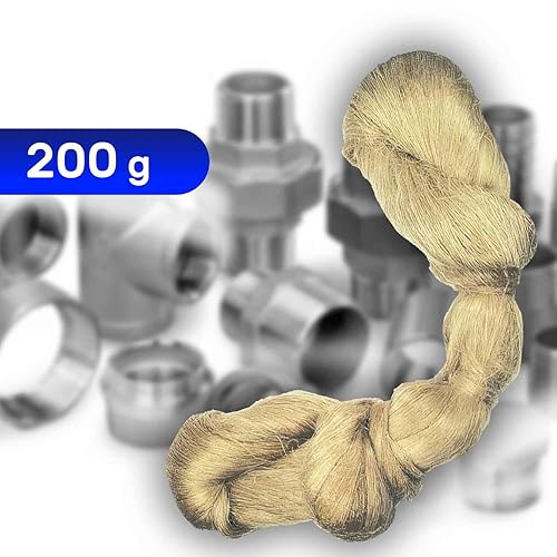 Canapa Idraulica Sigillante 200g per Connessioni Filettate nei Sistemi di Riscaldamento Acqua e Gas - MONTERAL - Honorern