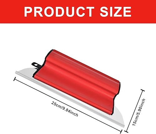 Spatola per superfici professionale, in acciaio inox, per intonacare pareti, soffitti (dimensioni: 25 cm) (ML317) - Honorern