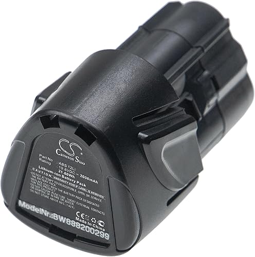 Batteria compatibile con Lux Tools ABS 12Li 396951 attrezzi da lavoro (2000mAh, 10,8V, Li-Ion) - Honorern