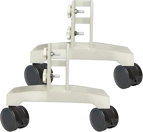 2 Piedini per Piedi Pannello Radiante Infrarosso, Piedini di Supporto Adatti per Pannello Infrarossi Riscaldamento, Radiatori Piatti per Uso Indipendente Riscaldamento Elettrico, 4 Ruote - Honorern