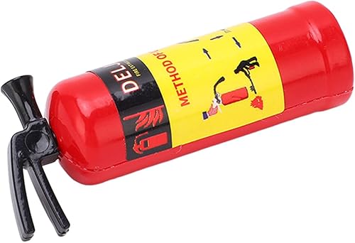 Estintore per Auto Rc Estintore per Auto in Plastica, Acciaio Estintore per Auto Rc Design di Simulazione Vivido Estintore Leggero Giocattolo Accessori per Auto Rc Rc (rosso) - Honorern
