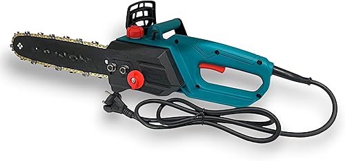 Motosega Elettrica 2400W Elettrosega a Catena con Lama 30cm (12') per Tagliare Rami e Legno Velocità Catena 8m/s Taglio Massimo 30 cm Lubrificazione olio Catena Automatico - Honorern