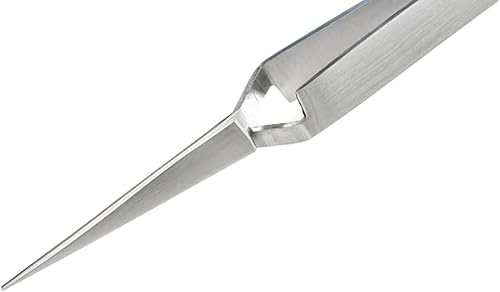 REMOS Pinzetta a pinza o a croce con punta curva in acciaio inox 11.5 cm - Honorern