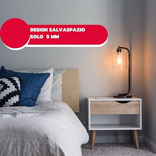 PP0454.3 Kit 3 Spine Spaziozero, Spina 16 A 2P piu' T Standard Franco/Tedesco con Terra Laterale, Uscita Cavo a 90 Gradi, Bianco, 3 Pezzi - Honorern