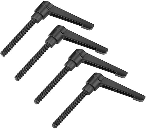 YWBL-WH 4PCS Maniglia a Leva di serraggio, manopole a Macchina con Manico Regolabile in Filo di Acciaio Inossidabile M8(70MM), maniglia/maniglia - Honorern