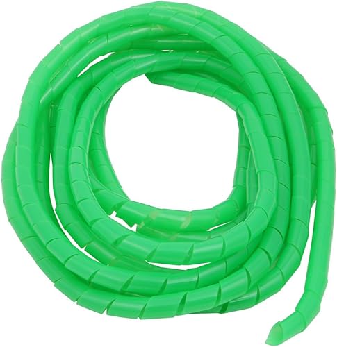 8 mm Dia. Tubo avvolgicavo flessibile a spirale per cavi Gestisci il cavo verde 4 metri di lunghezza ID: 108102 - Honorern