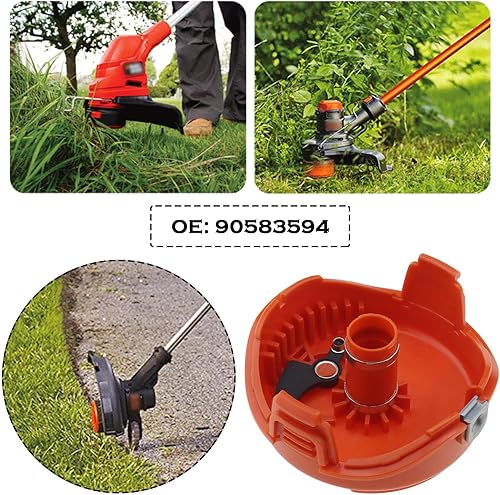 2 tappi per bobina per decespugliatore compatibile con Black & Decker GL7033 GL8033 GL9035 GL315 GL350 GL651S BGL652 90583594 Copertura per bobina per decespugliatore - Honorern