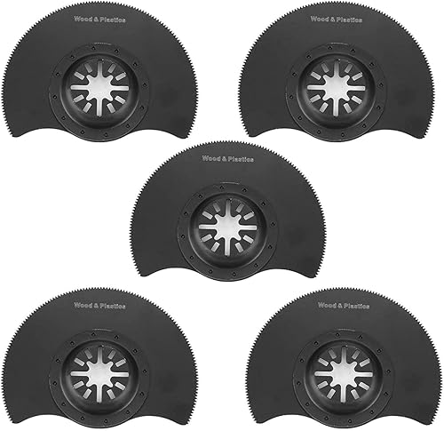 5pcs lame per seghe circolari universale multi attrezzo oscillante accessori per il taglio di metallo in metallo morbido di riparazione di plastica - Honorern