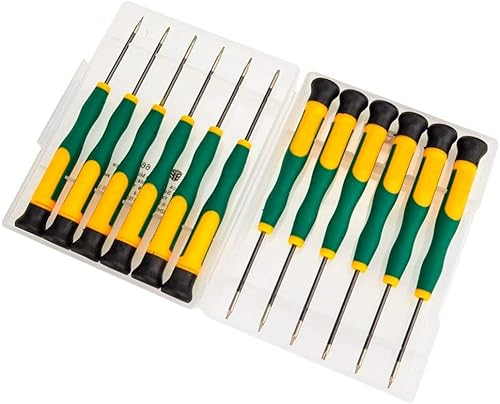 Kit con 12 cacciaviti magnetici per l'elettronica per iPad MacBook PRO&Air Laptops Tablet e Vari cellulari - Honorern