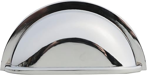 Maniglie cromate, 10 pezzi, per armadietti, cassetti, cassetti, 76 mm, spaziatura a vite, armadio da cucina, camera da letto, armadio da bagno - Honorern