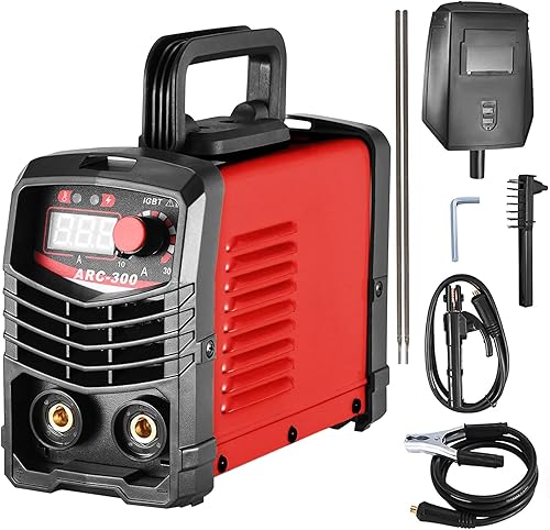 Saldatrice a elettrodi da 300A con inverter ARC/MMA Welder, per principianti, saldatrice elettrica con maschera per saldatura e spazzola metallica - Honorern